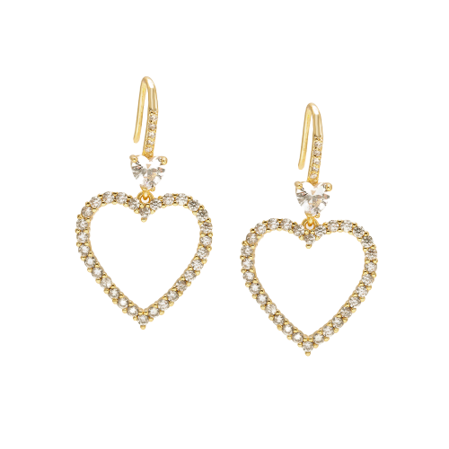 heart earrings